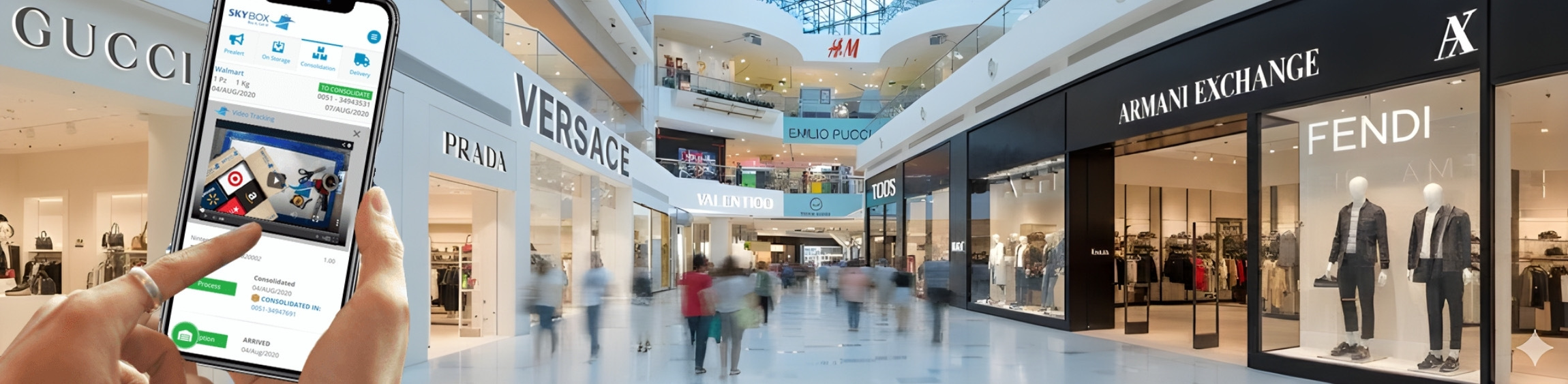 Compre nos EUA com a SkyBox by Mile